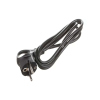 Шнур с вилкой цвет чёрный 1,5м ПВС3*0,75мм ЭРА UX-3*0.75-1.5m-B