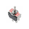 Тумблер KN3(С)-203 ON-OFF-ON 250В 6A 6 контактов двухполюсный RUICHI