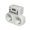 Розетка с таймером ТМ25 23236 нед 2-х роз3500W/16A Feron