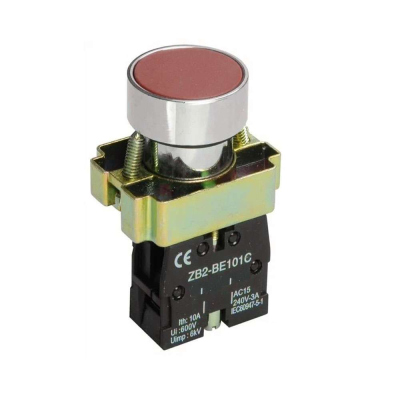 Кнопка красная LAY5-BA42 1НО ИЭК BBT61-BA-K04