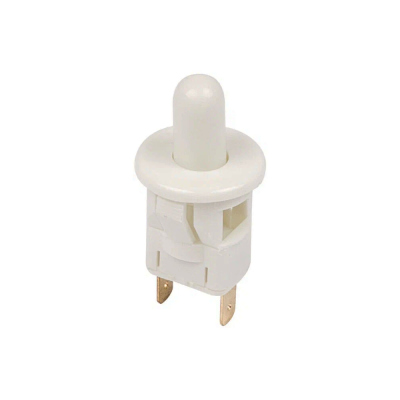 Выключатель-кнопка мебельный без фиксации белый ON-OFF 250В 2.5A 2 контакта REXANT 36-3021