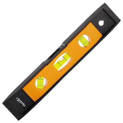 Уровень пластм. 225мм 3 глазка Торпедо 346055