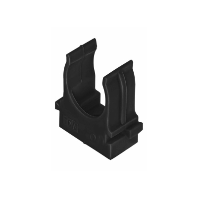 Крепеж-клипса для трубы 20мм для прямого монтажа черная SQ0405-8112 TDM