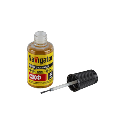 Флюс Navigator 93 264 NEM-Fl02-F22 (СКФ, 22 мл) с кисточкой