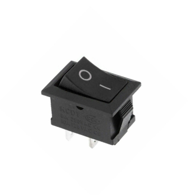 Выключатель черный ON-OFF 250В 3А 2 контакта Micro REXANT 36-2010