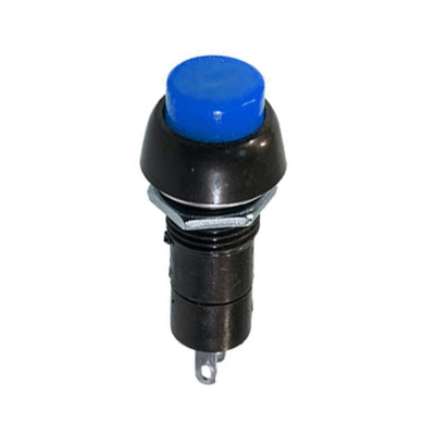 Кнопка без фиксации синяя PBS-11B REXANT 36-3041