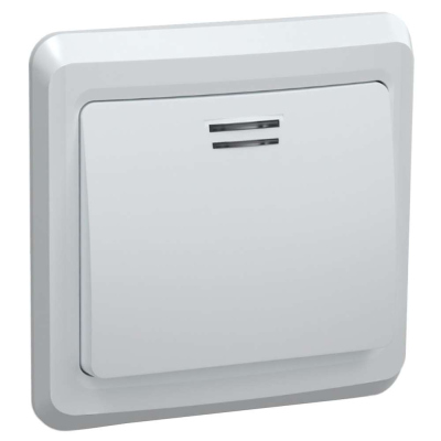 Выключатель 1-кл ВС10-1-1-ВБ с/у подсветка Белый ВЕГА ИЭК