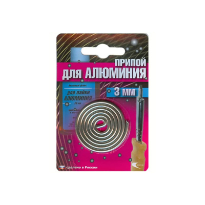 Припой для пайки алюминия AL-220 диаметр 3мм 191348