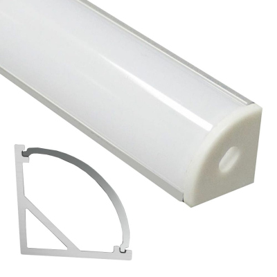 Профиль угловой+рассеив+акс. General алюм/полик. 16х16мм 2м 522700