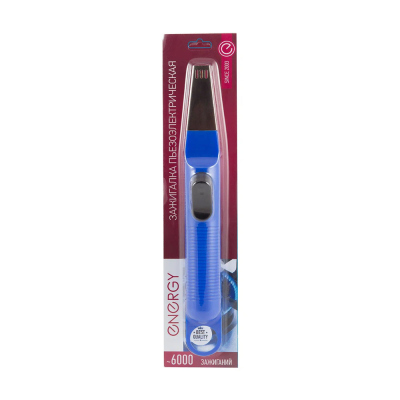 Пьезозажигалка синяя ENERGY JZDD-25-B 157445