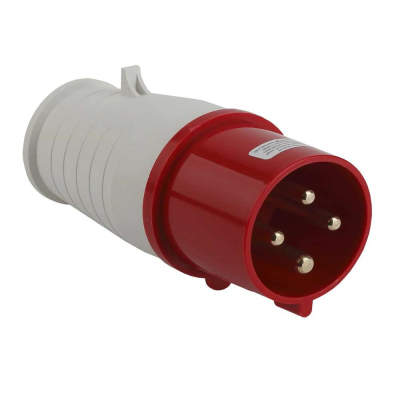 Вилка переносная ЭРА V-32-3P-PE-IP44 024 3Р+РЕ 32А 380В IP44