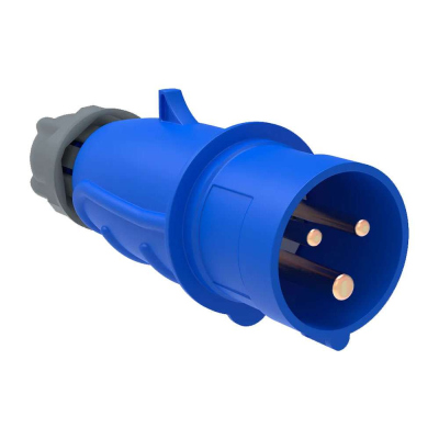 Вилка переносная 2Р+РЕ ССИ-013 16А 220В IP44 MAGNUM ИЭК