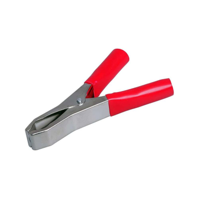 Зажим крокодил красный 15А 16-0013