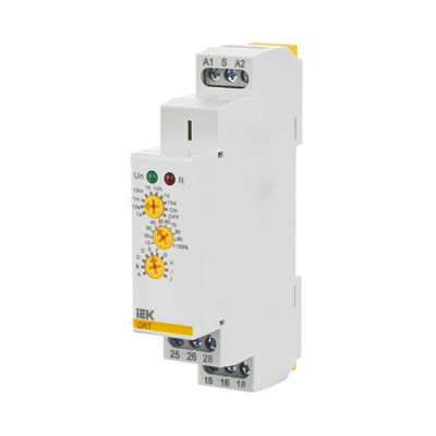 Реле времени многофункциональное ORT 2 контакт 12-240В AC/DC ИЭК ORT-M2-ACDC12-240V