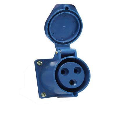 Розетка встраиваемая 2Р+РЕ ССИ-423 32А 220В IP44 MAGNUM ИЭК