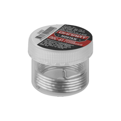 Припой диаметр 1мм 10 грамм ОНЛАЙТ 90 097 OEM-Pos03-61K-1-B10