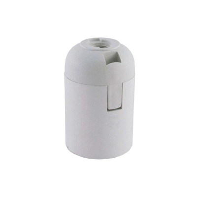 Патрон Е27 белый пластик TDM SQ0335-0007