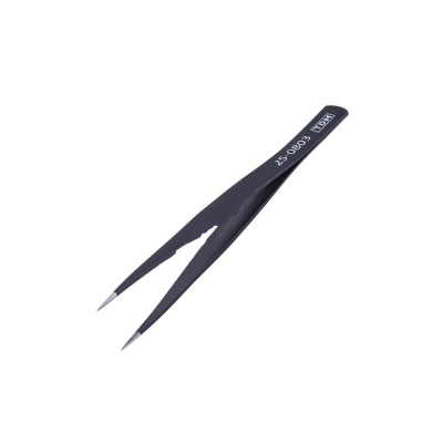 Пинцет прямой 125 мм. нержавеющая сталь антистатическое покрытие Рубин TDM SQ1025-0803