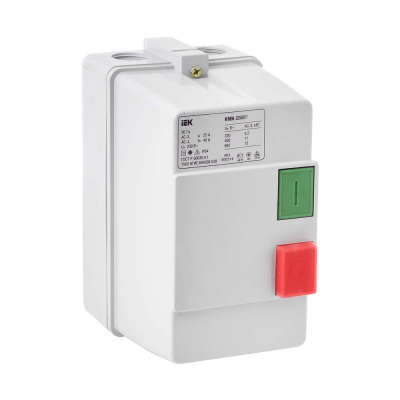 Контактор в корпусе с тепловым реле КМИ-22560 25А 230В АС3 IP54 ИЭК KARAT KKM26-025-220-00 реле 17-25А