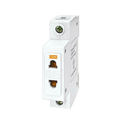 Розетка на DIN-рейку с заземлением РД-47 10А TDM SQ0209-0002