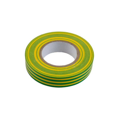 Изолента ПВХ 0,15x19мм 20м желто-зелёная TDM SQ0526-0007