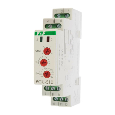 Реле времени многофункциональное PCU-510 2 контакта F&F EA02.001.009