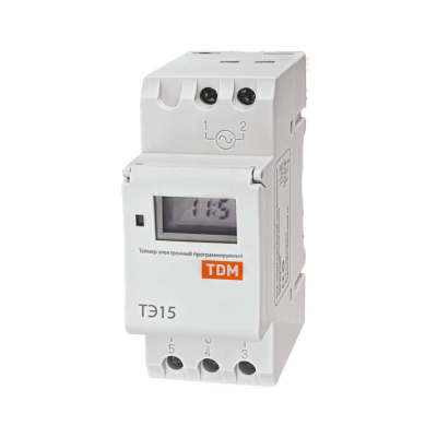 Таймер ТЭ15 16А TDM SQ1503-0005